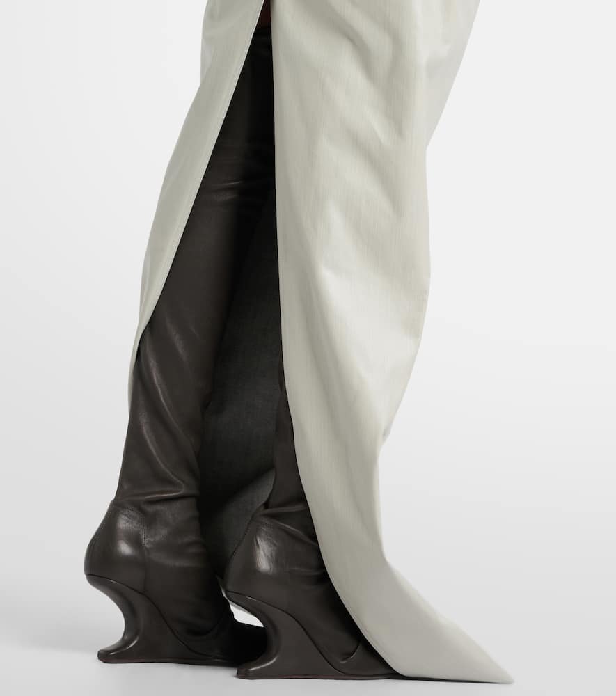 Rick Owens Coated canvas gown