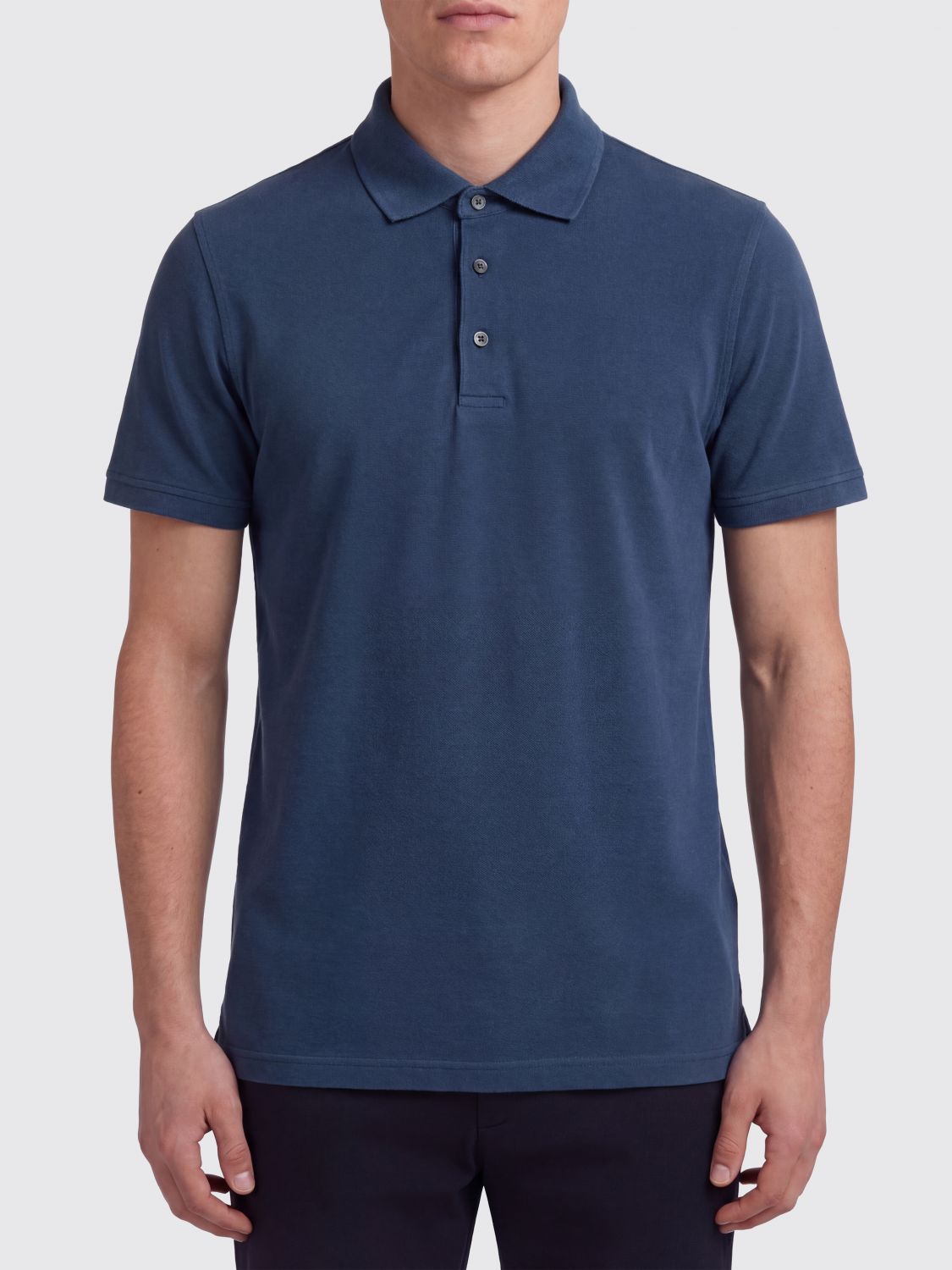 Polo Shirt Men color Blue