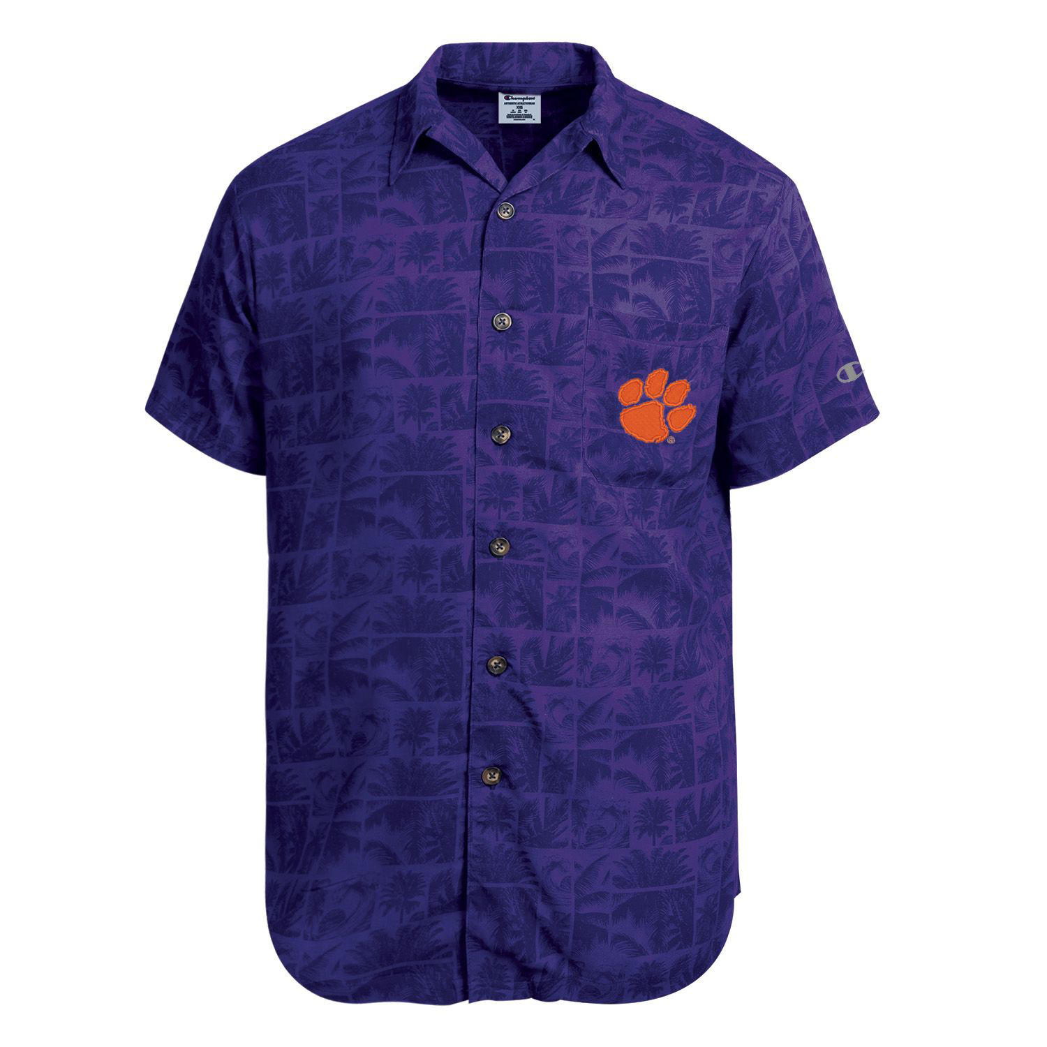 Clemson TigersNCAA Hawaiian ShirtS:- Clemson Tigers