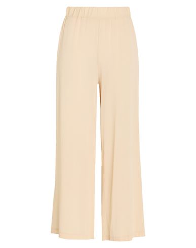 Frida Madè Woman Pants Cream Size L Cotton, Elastane