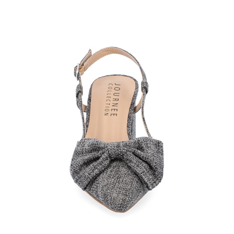 Women's Tailynn Block Heel Pump Shoes (Charcoal)