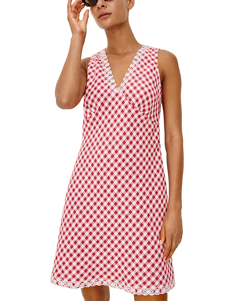 Bex Linen Gingham Mini Dress