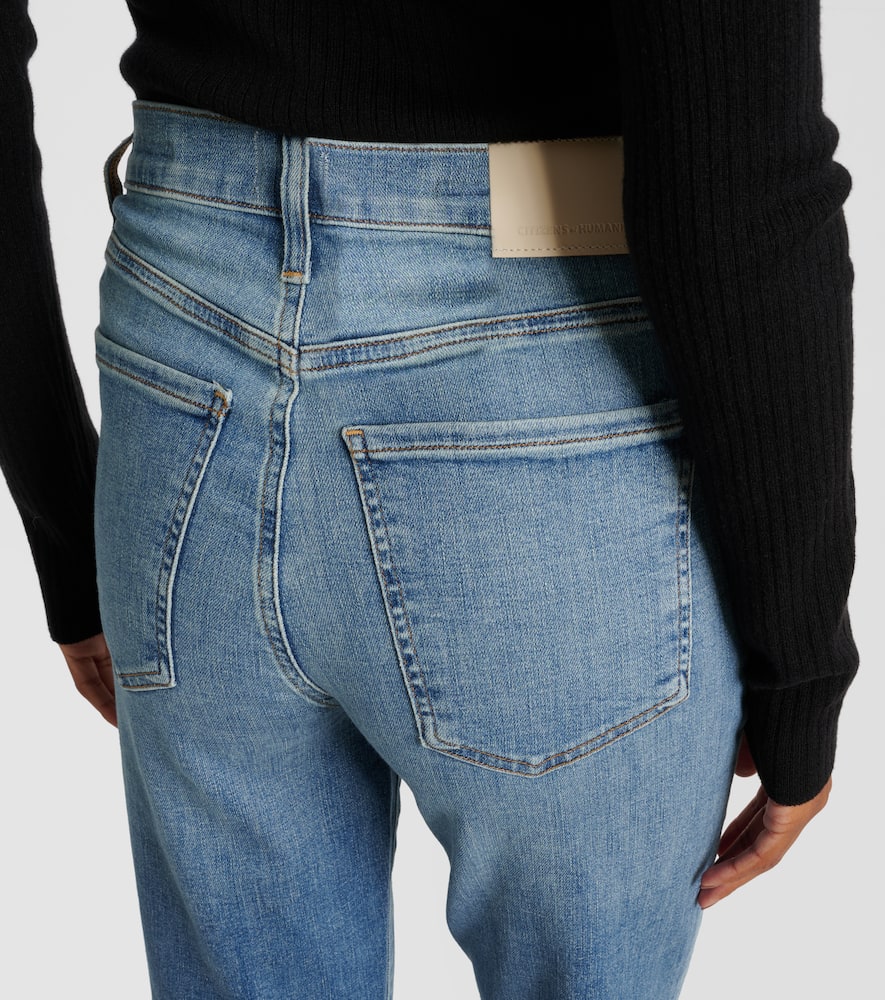 Caia high-rise straight jeans