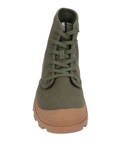 Man Ankle boots Military green Size 13 Textile fibers