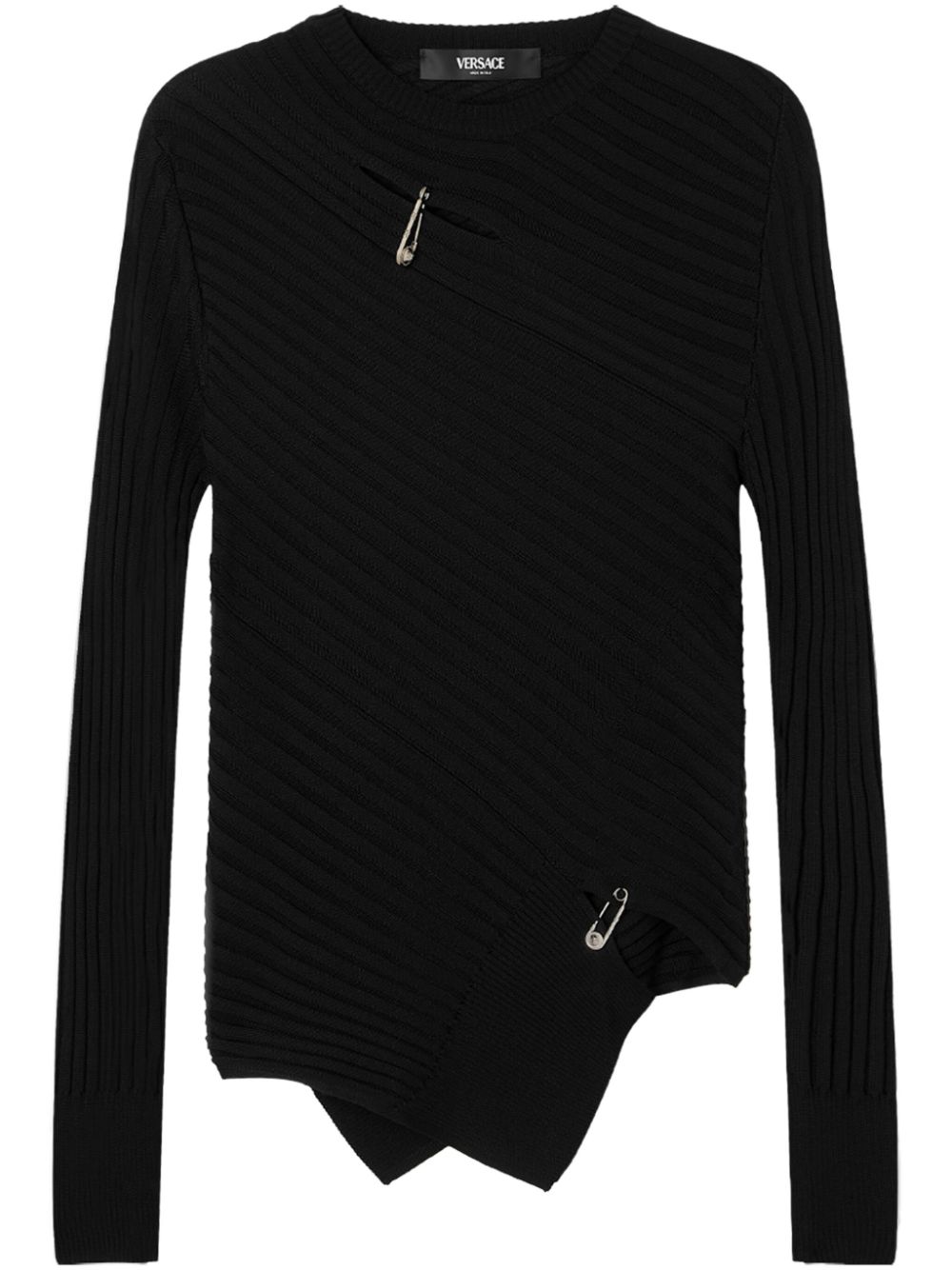 Safety-pin sweater - Black