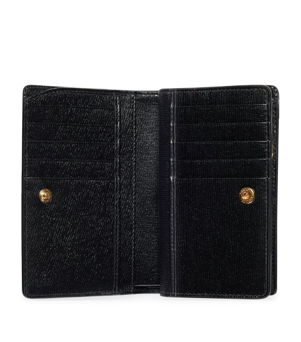 Leather Letter Script Wallet