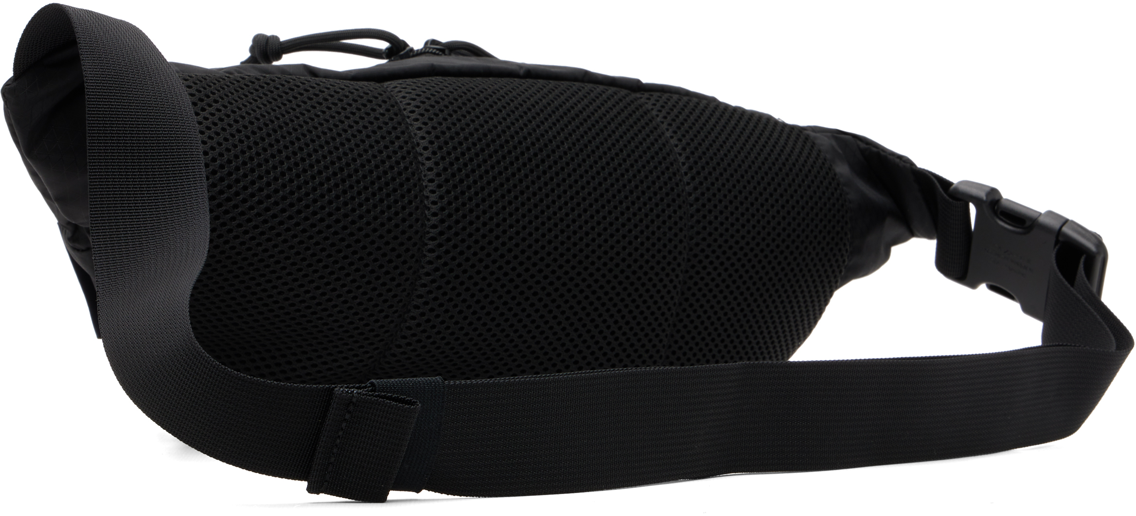 Black BRIEFING Edition Nylon Diamond Rip Belt Bag