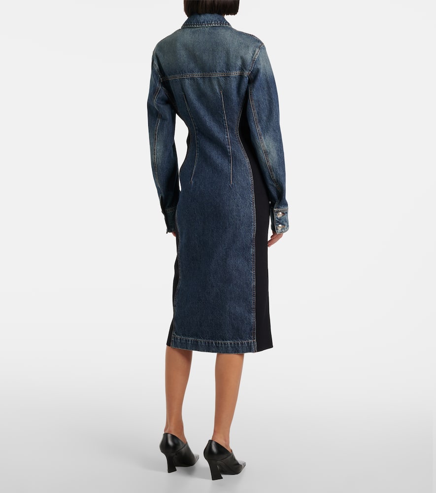 Fiorito denim midi dress