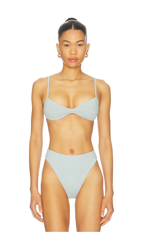 HAIGHT. Monica Bikini Top in Baby Blue. - XS also in S, M