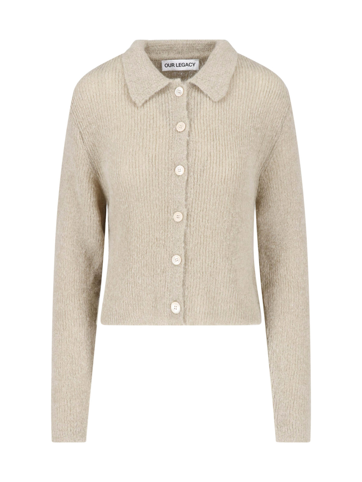 Fuzzy Alpaca-Blend Soft Sweatshirt Sweater