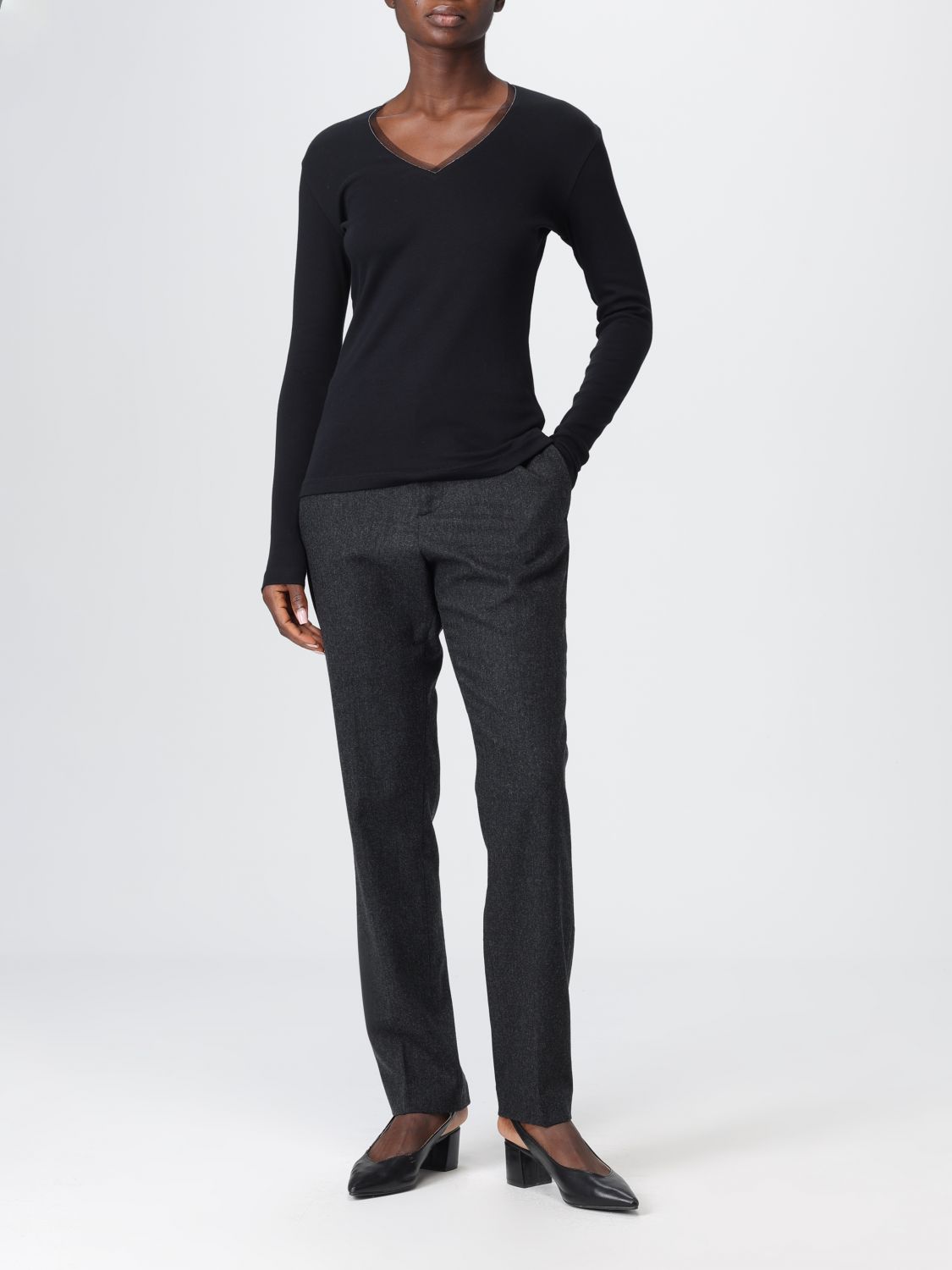 Pants Woman color Grey