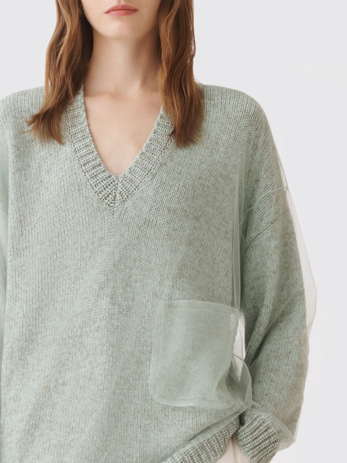 Sweater Woman color Green