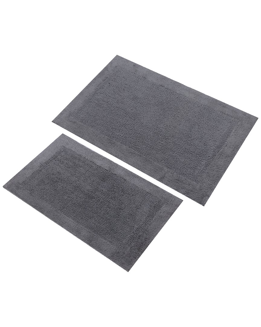Set Of 2 Bella Napoli Cotton Bath Rugs