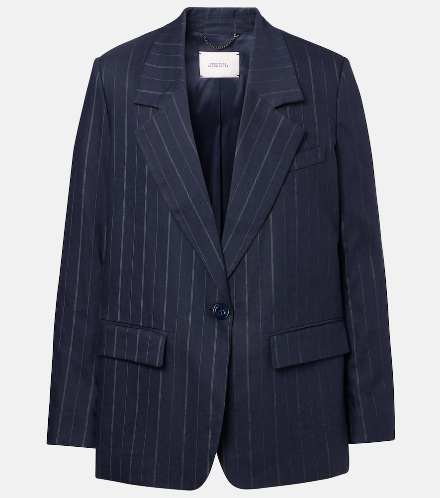 Modern Sophistication linen-blend blazer