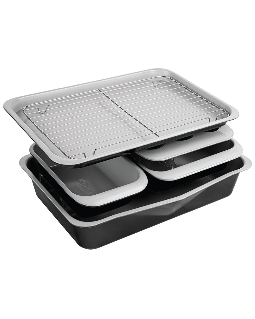 6pc Nonstick Ceramic Stackable Bakeware Set