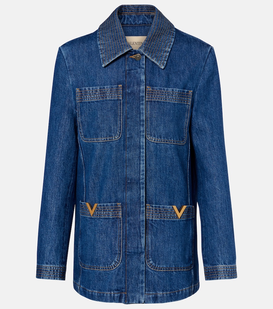 VGold denim field jacket