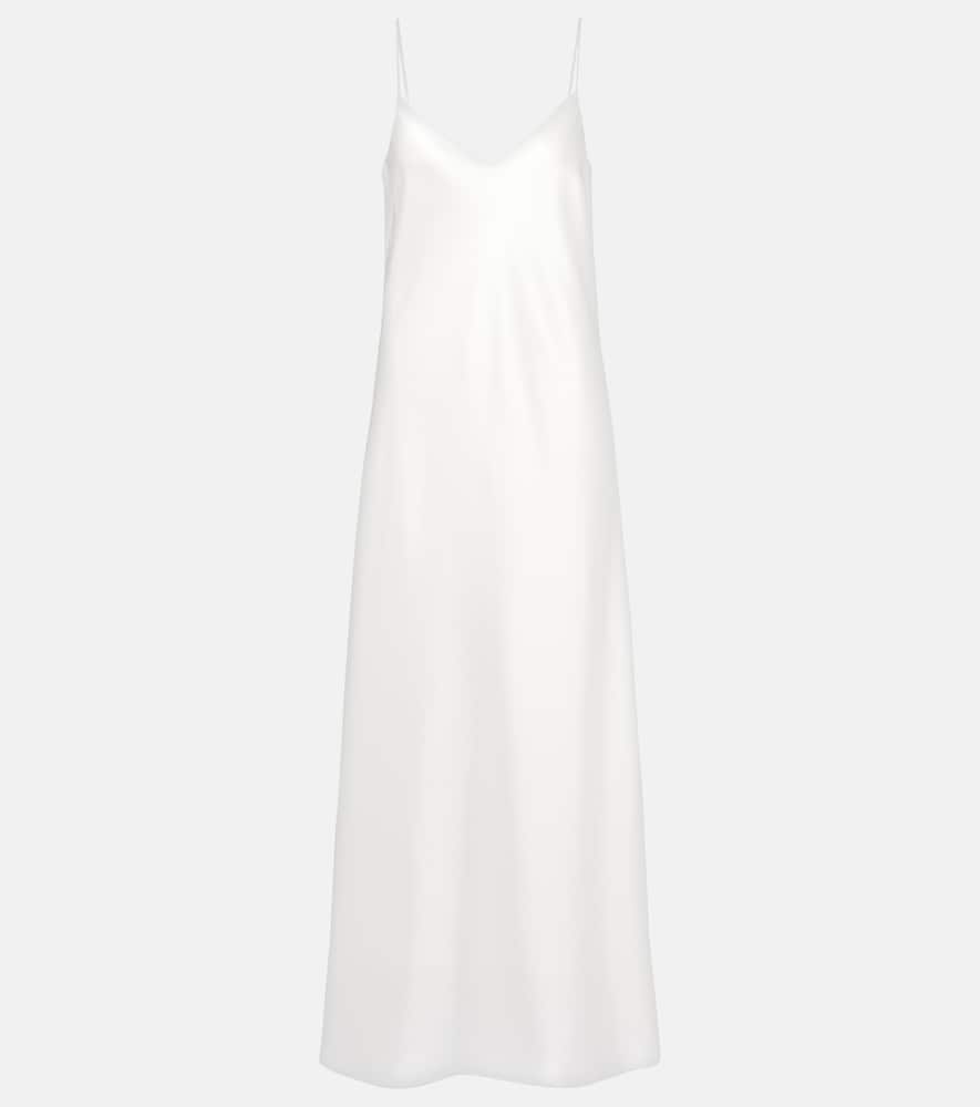 Galvan Satin slip dress