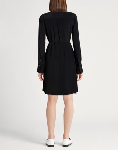 Woman Mini dress Black Size 6 Acetate, Silk