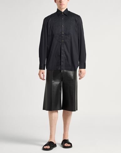 Man Shirt Black Size 15 ½ Cotton, Nylon, Elastane