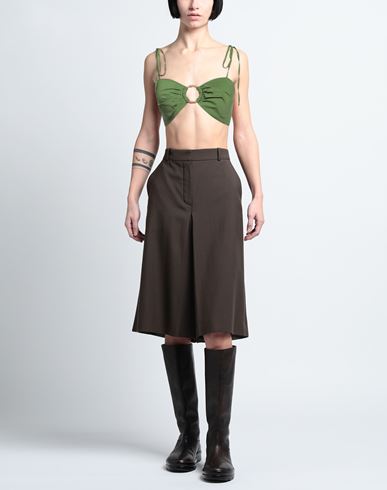 Woman Top Green Size 4 Cotton, Polyamide, Elastane