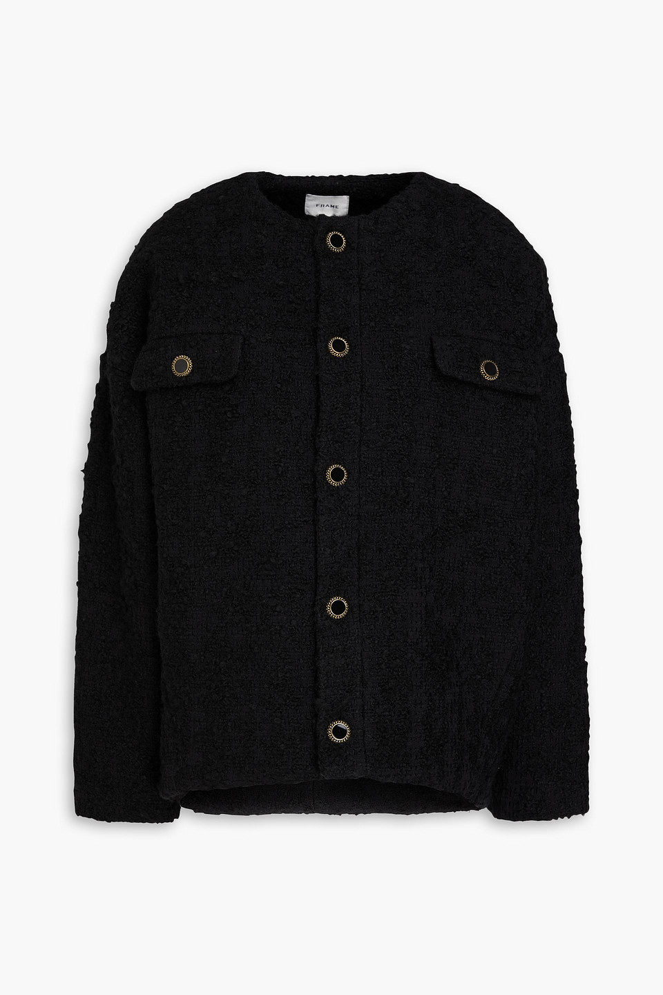 Bouclé-tweed jacket - Black - S