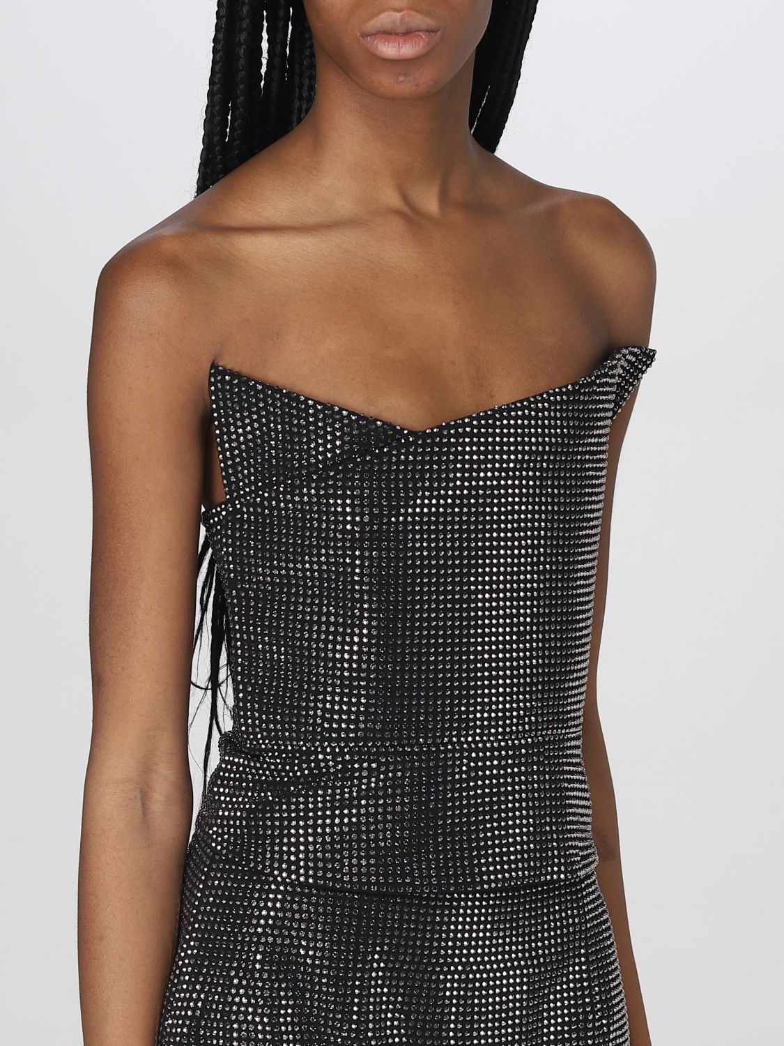 Top Woman color Black