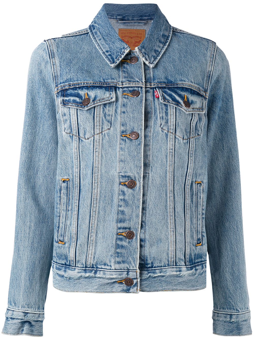 Boyfriend trucker jacket - Blue