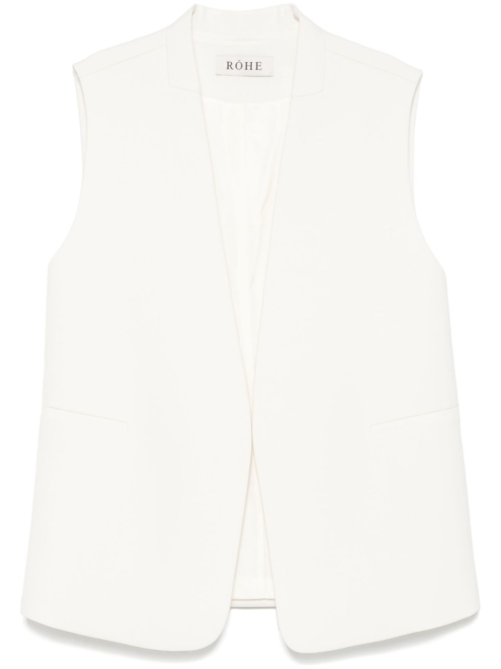 Open-front vest - Neutrals
