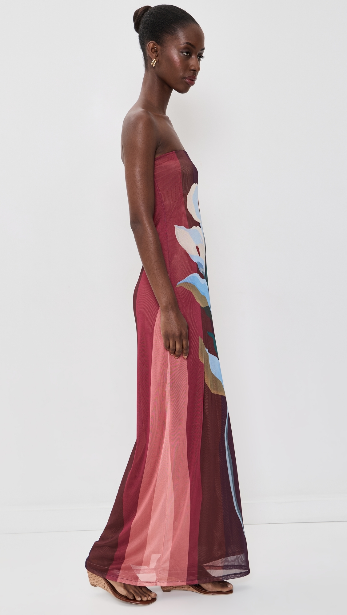 Brisa Strapless Maxi Dress Multicolor Brisa