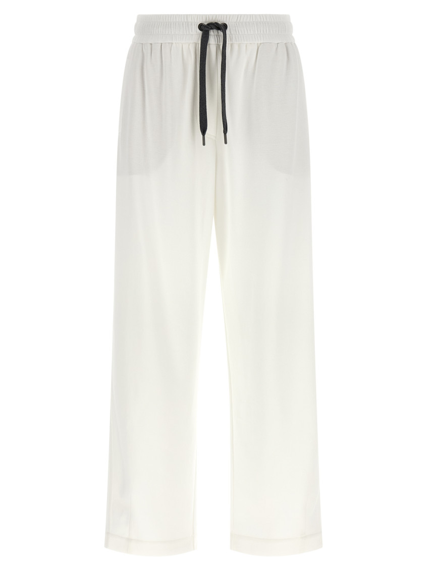 Straight-leg trousers - White