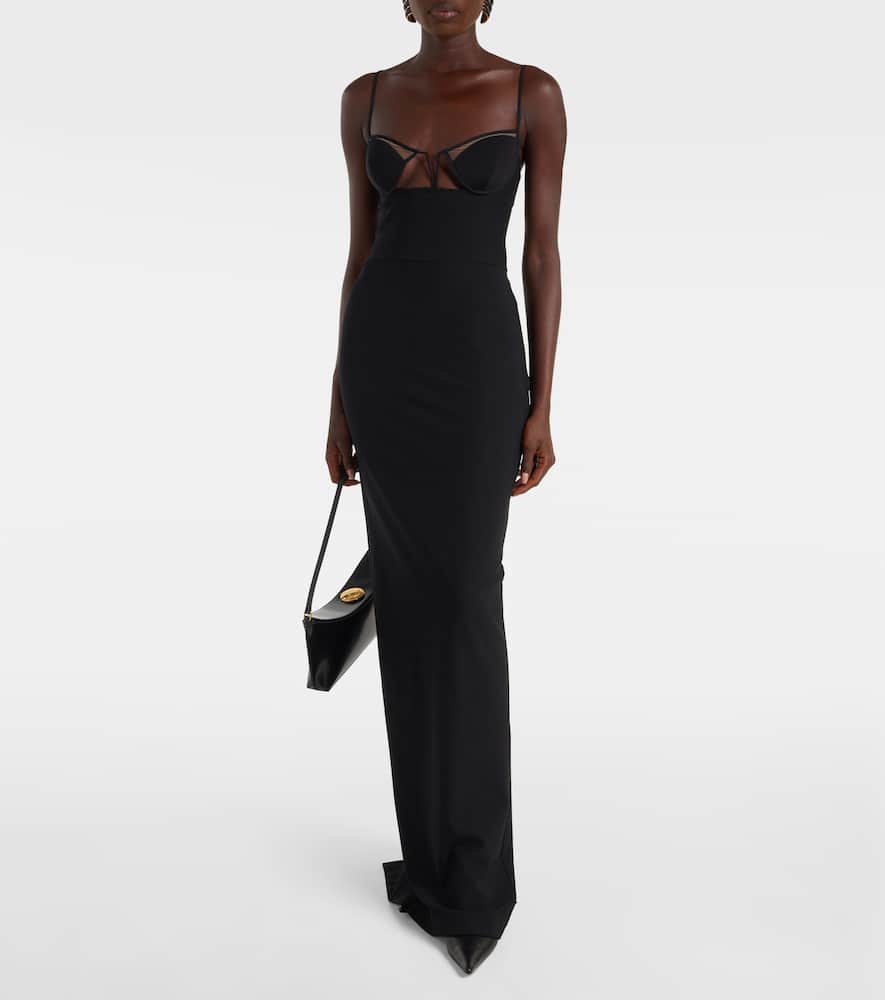 Cutout gown