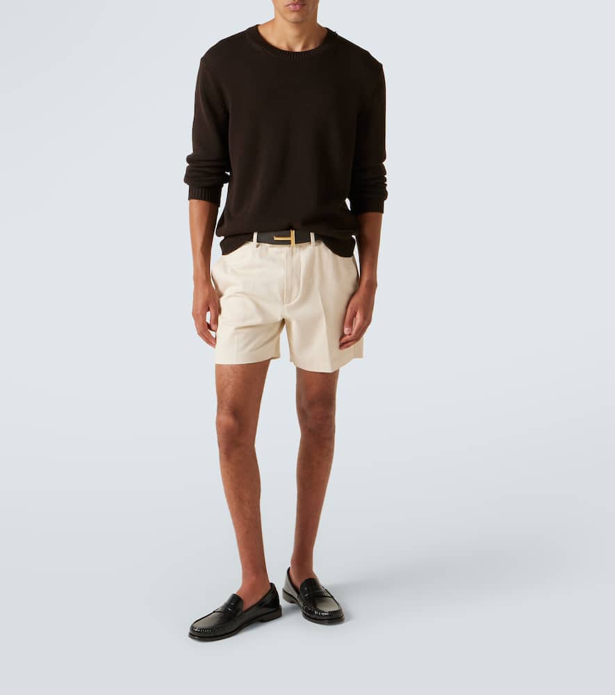 Cotton and silk sweater