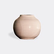 'terracotta' Round Vase, White