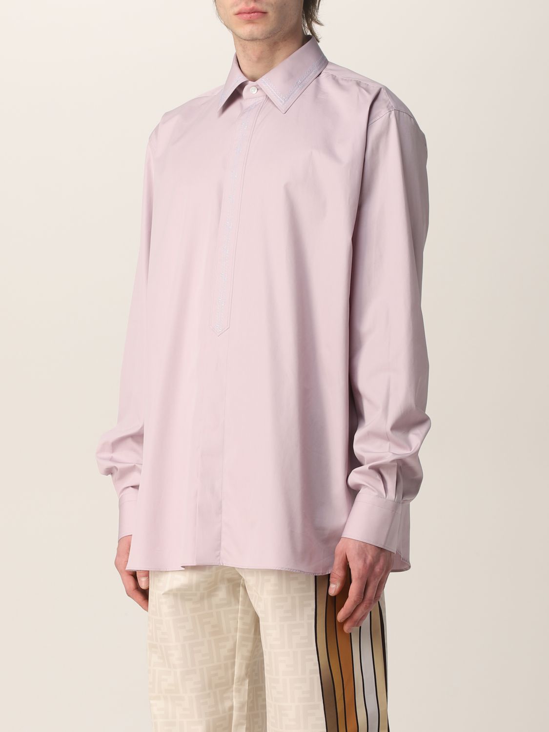 Shirt Men colour Lilac