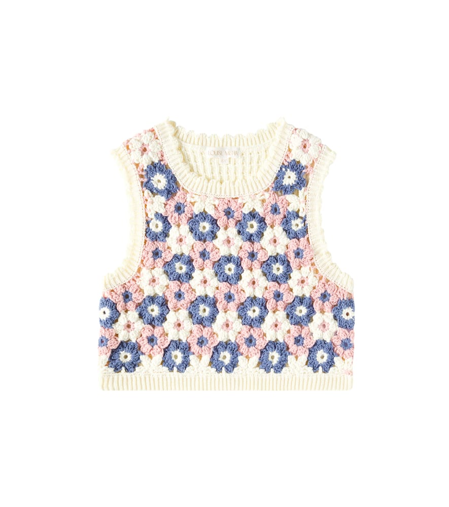 Rynia cotton-blend vest