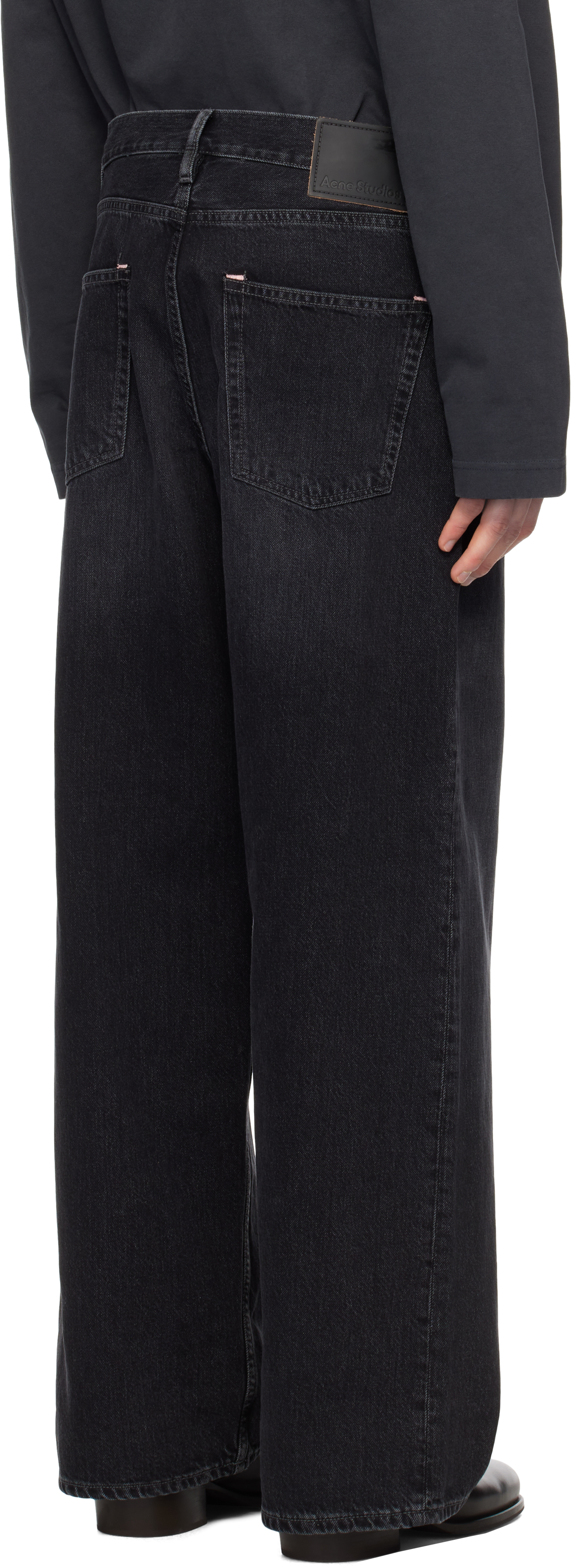Acne Studios Black Baggy Fit 1981M Jeans