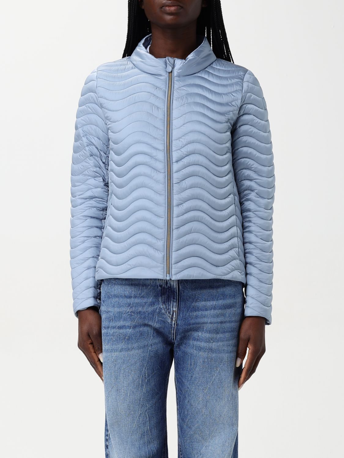Jacket Woman color Gnawed Blue