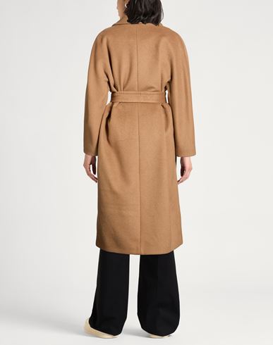 Woman Coat Camel Size 8 Wool, Polyester, Acrylic