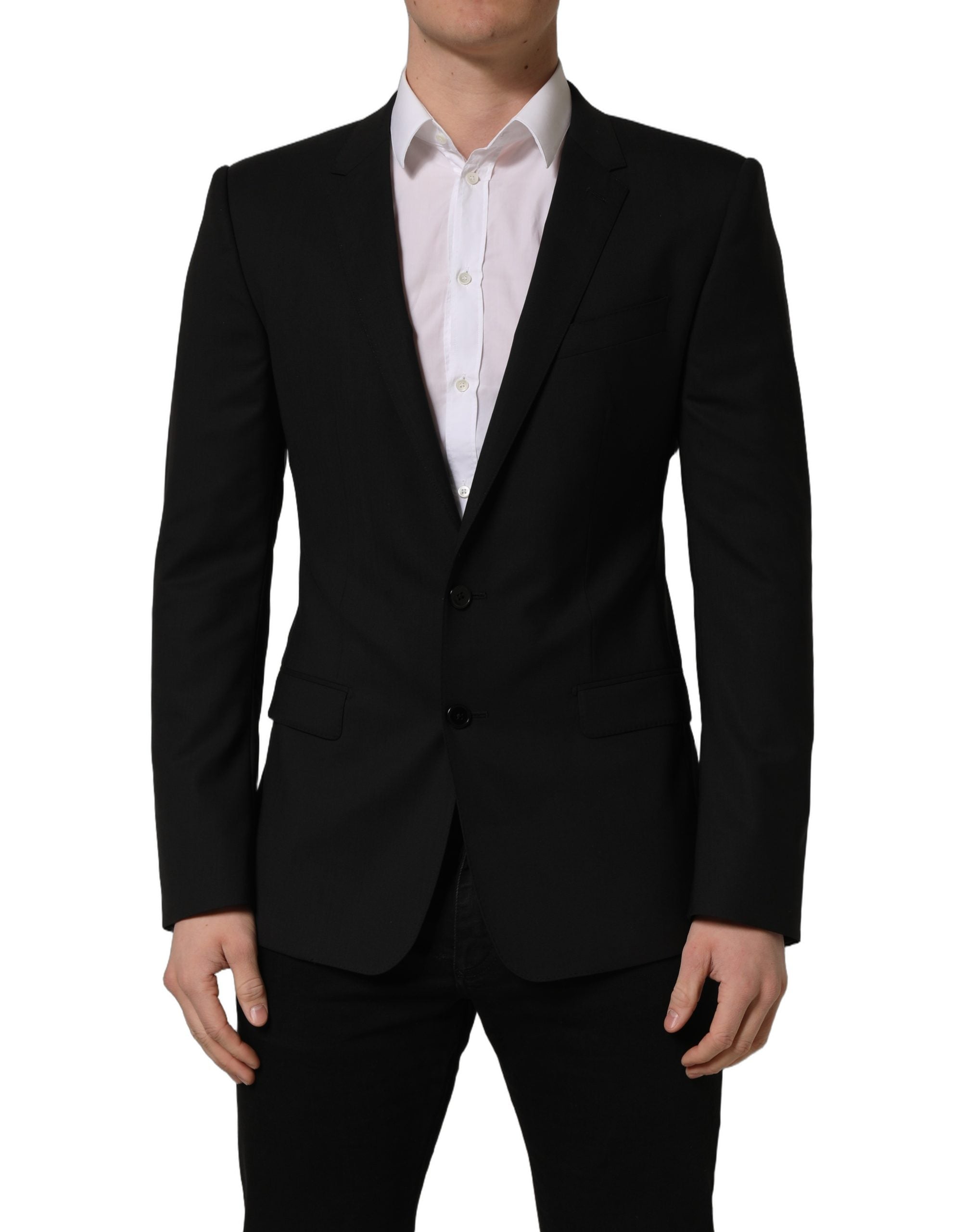 Virgin Wool Blazer — Black