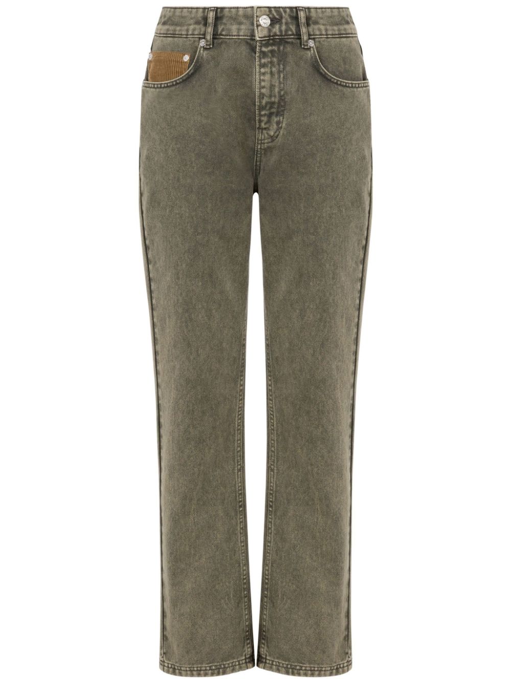 Flared cropped jeans - Grey