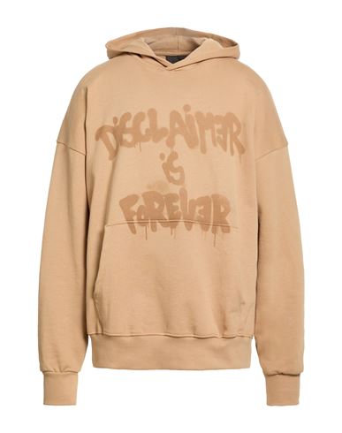 Man Sweatshirt Camel Size XL Cotton
