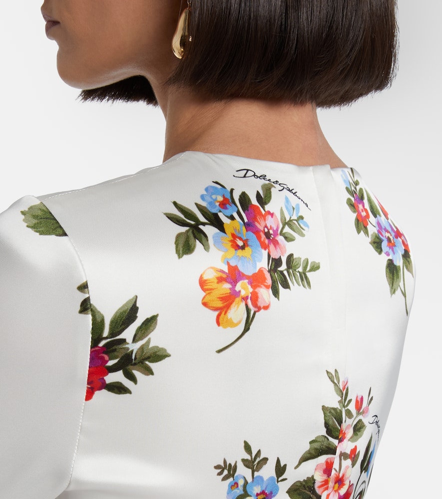Floral midi dress
