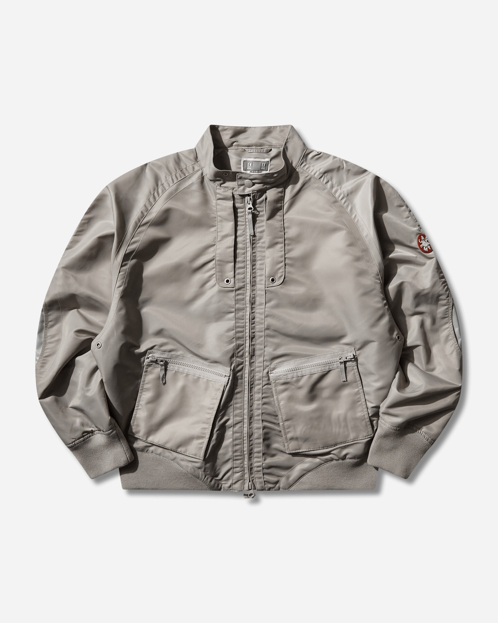Men s Design Nylon Zip Jacket Grey