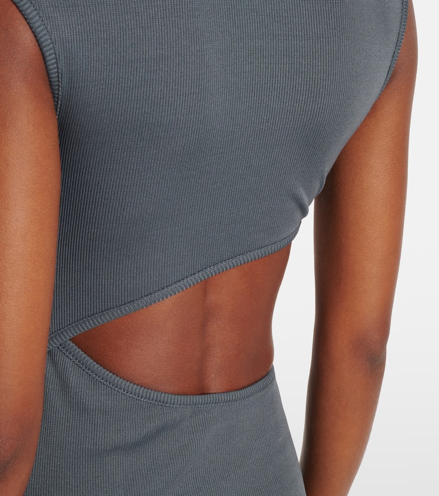 Concave Stone cut-out maxi dress