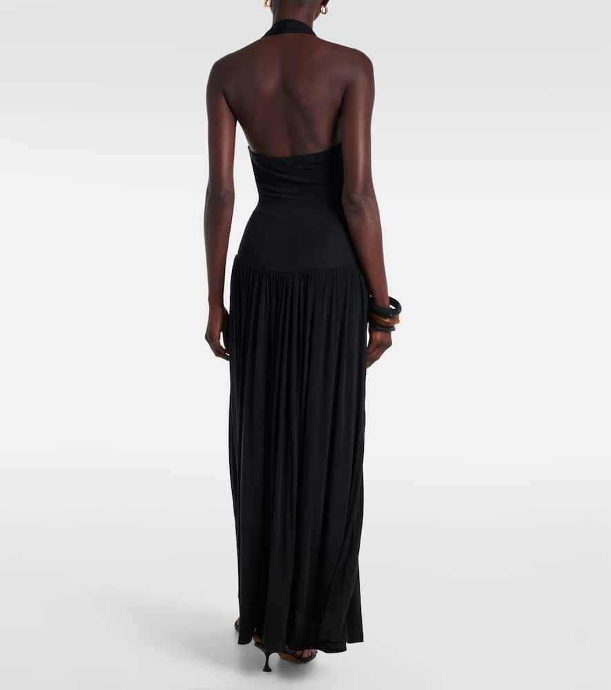 Quill halterneck maxi dress
