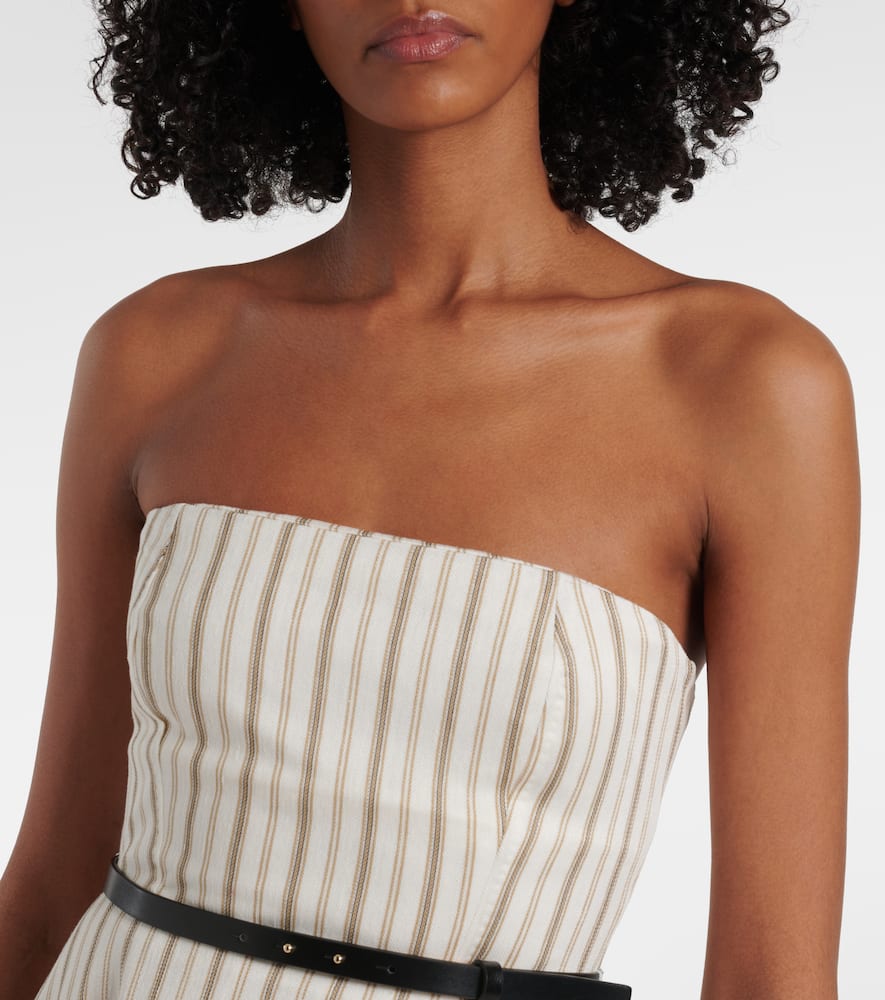 Fervida cotton and linen midi dress