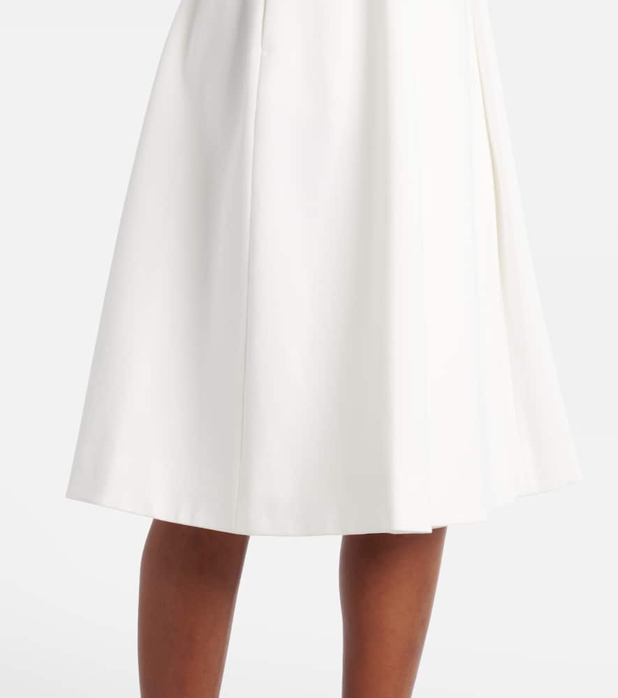 Pleated blazer dress