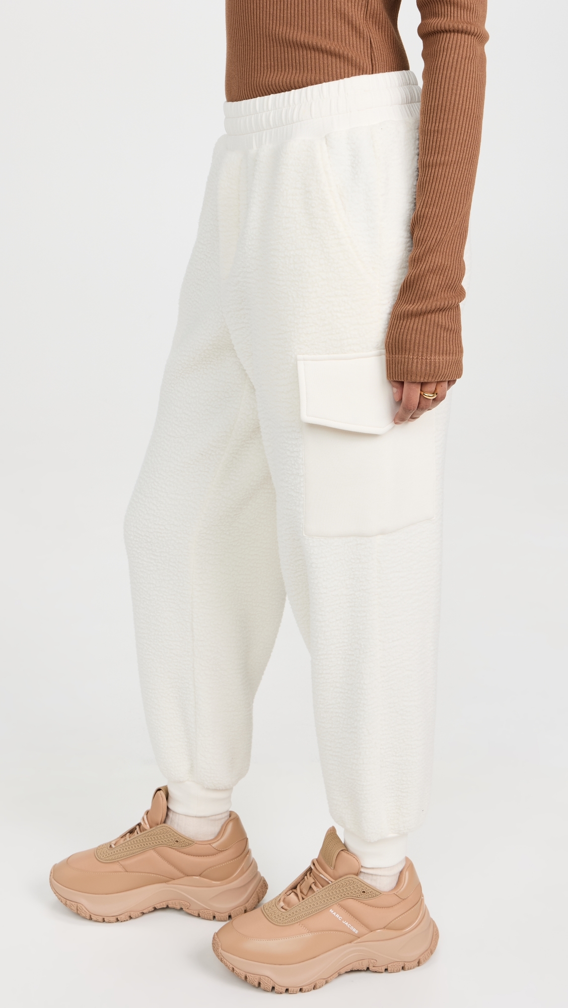 Samson Relaxed Fleece Pants Egret