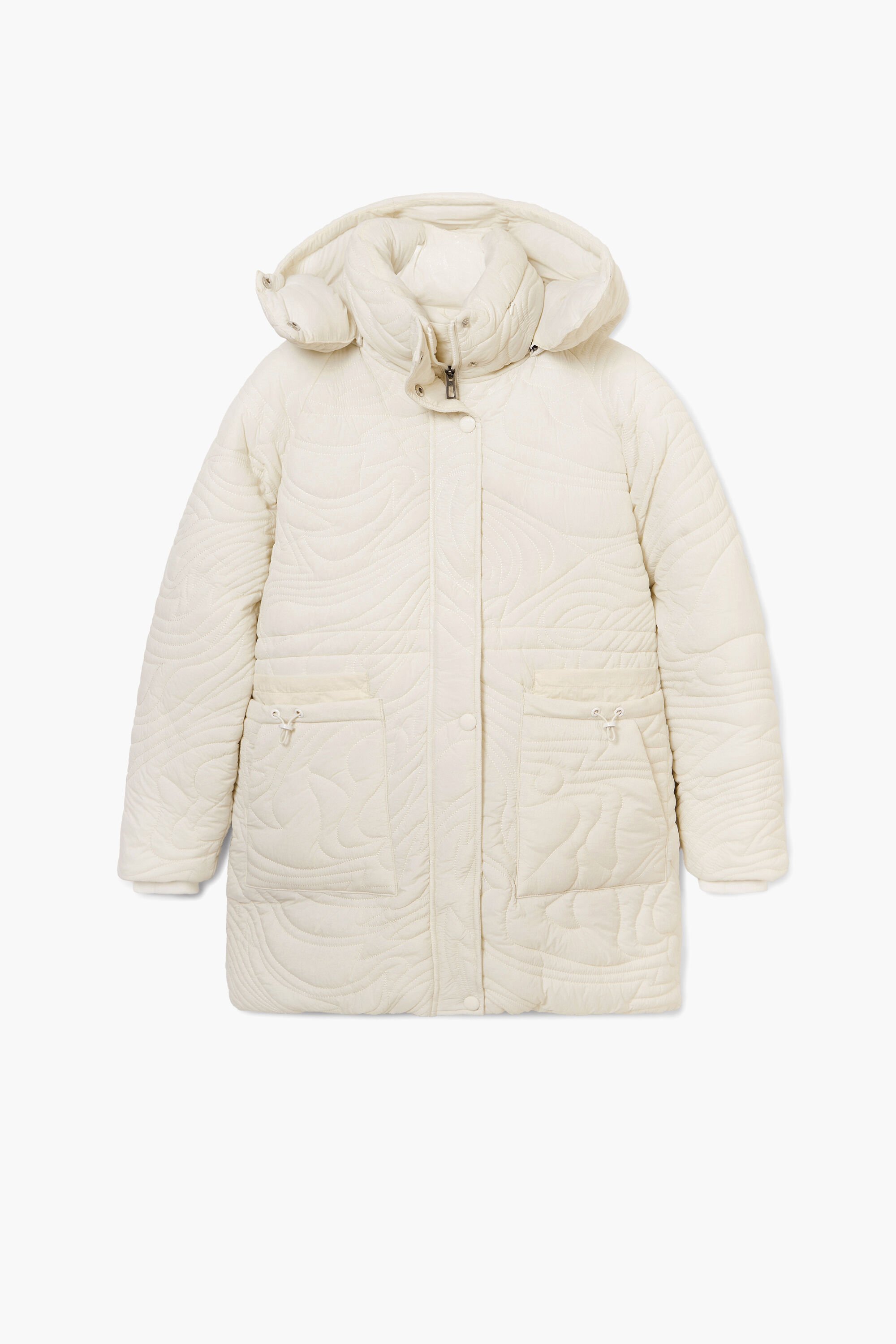 Textured padded coat