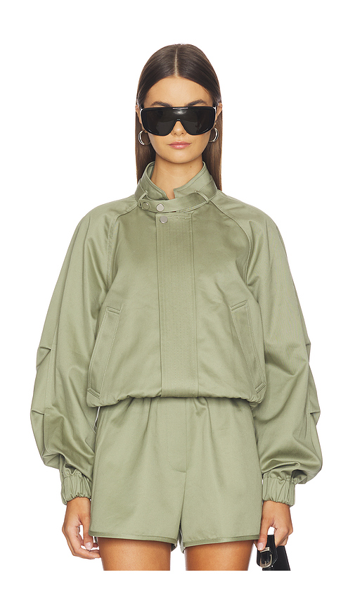 Helmut Lang Trench Bomber in Vetiver. M also in